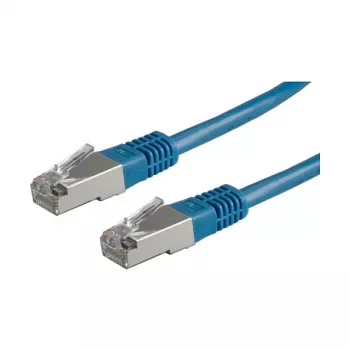 VALUE Cable de parcheo Cat.6 Clase E S/FTP PiMF Azul 5 m