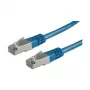 VALUE Cable de parcheo Cat.6 Clase E S/FTP PiMF Azul 5 m
