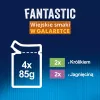 Felix Fantastic Conejo, cordero - Alimento húmedo para gatos 340 g (4x 85 g)