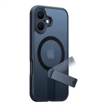 Funda Torras Pstand Spin para iPhone 16 (negra)