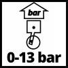 Einhell 4133115 0 - 13bar Comprobador digital de presión de neumáticos medidor de presión de neumáticos (4133115)