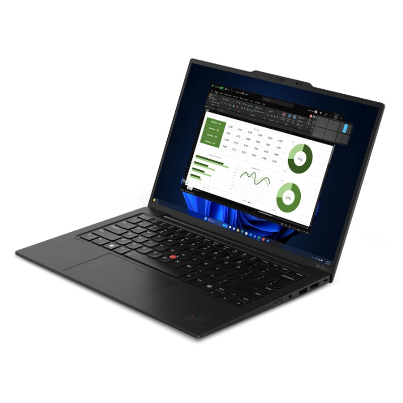 Lenovo ThinkPad X1 Carbon Gen 12 Core™ Ultra 7 155U 512GB SSD 32GB 14 WUXGA (1920x1200) IPS WIN11 Pro IR Webcam ECLIPSE negro teclado retroiluminado FP Reader 1 YW