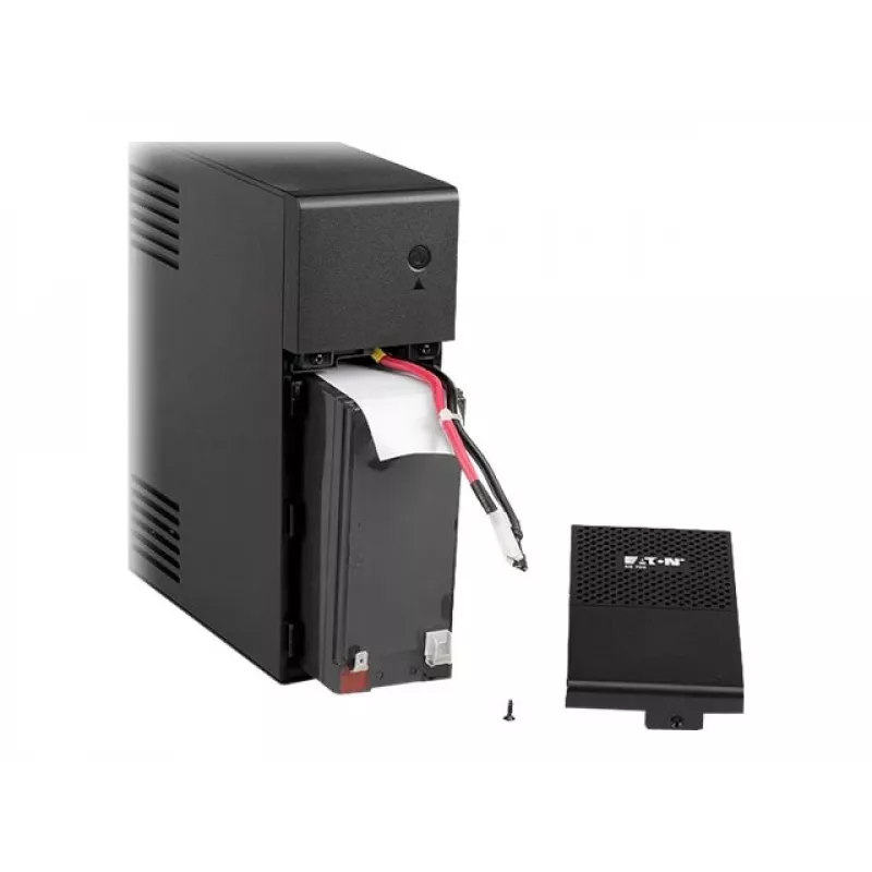 Eaton 5S 700i SAI, Line-Interactive, 700 VA / 420 W, 6 tomas de CA, USB, torre, negro