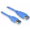 Cable USB 3.0 macho/hembra A/A DeLOCK 82540 3 m azul