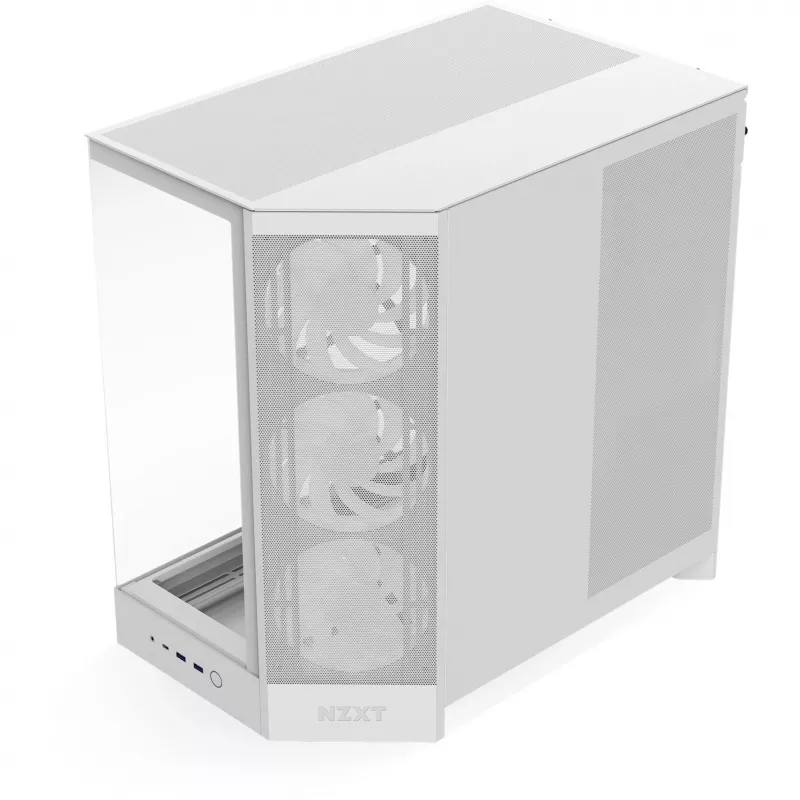 Caja PC NZXT H9 Flow RGB Midi Tower Blanca