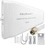 Antena 4G/5G LTE exterior QOLTEC 9 dBi, conector hembra N, cable de 3 m