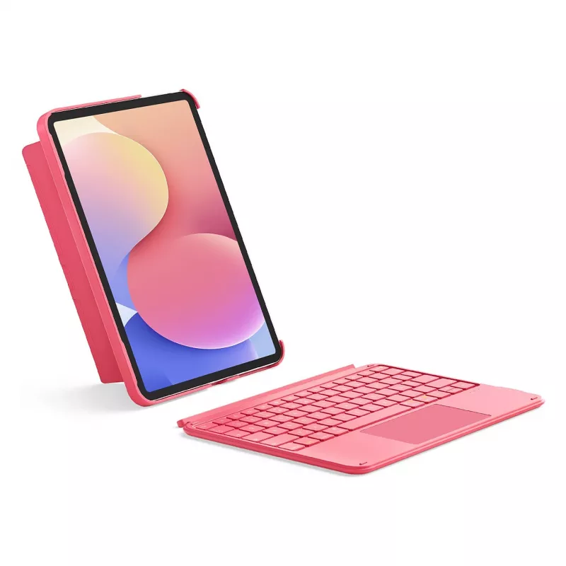 Funda con teclado y touchpad Inateck KB04122 para iPad 11 pulgadas/Air, QWERTZ, rojo