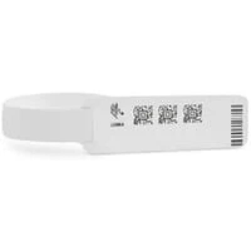 Pulsera de paciente Zebra Z-Band UltraSoft blanca