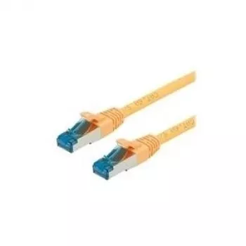 VALUE - Cable de conexión - RJ-45 (M) a RJ-45 (M) - 1,5 m - SF/UTP, PiMF - CAT 6a - libre de halógenos, moldeado, snagless, trenzado - Amarillo (21.99.1992)