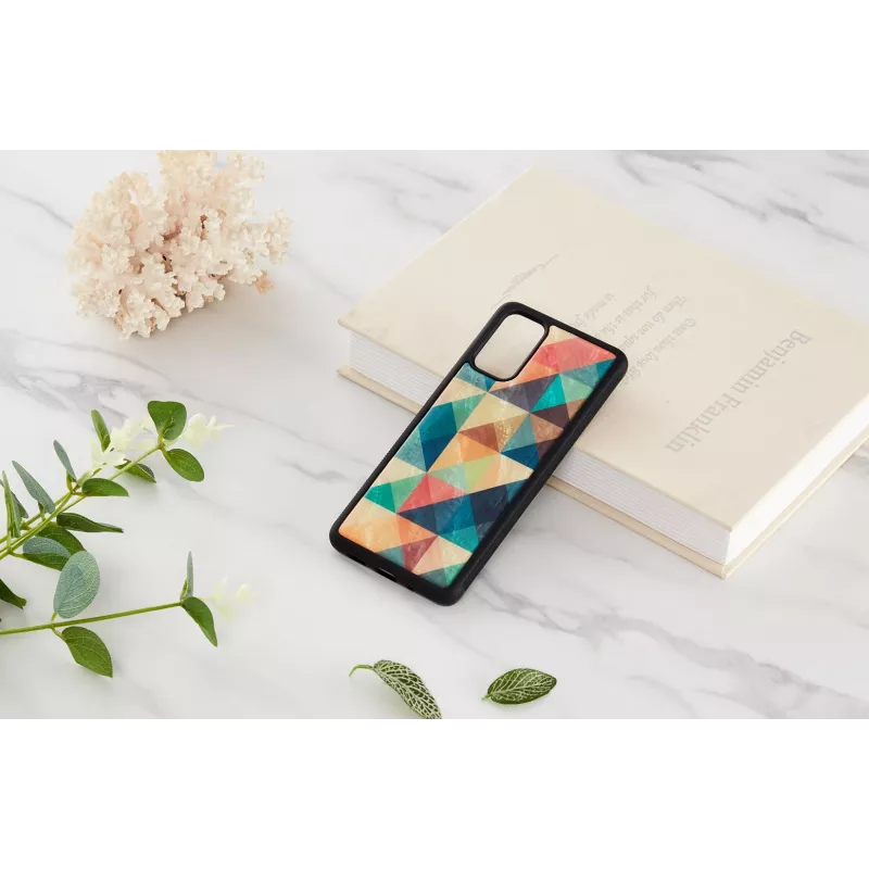 Funda protectora iKins para Samsung Galaxy S20+ Mosaik negro
