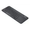 Logitech Wireless Touch Keyboard K400 Plus - teclado - inalámbrico - 2,4 GHz - Checo - negro