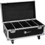 Flightcase Roadinger PLL-384 para 4 focos LED, diseño robusto