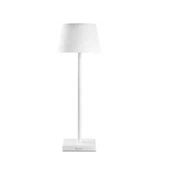 Lámpara de mesa TRACER Pluto blanca TRAOSW47233 LED regulable, acabado blanco
