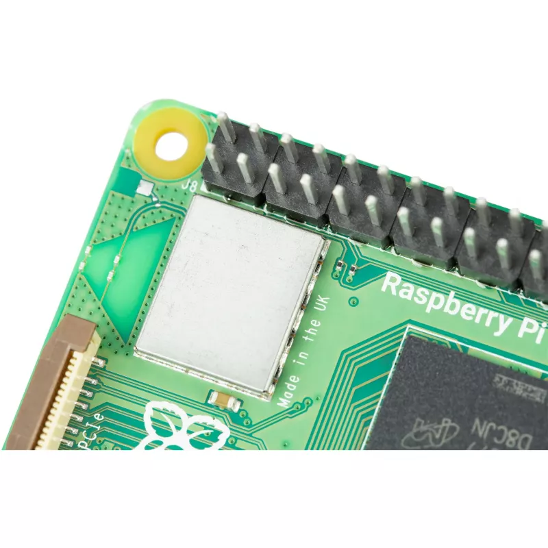 Ordenador de placa única Raspberry Pi 5 placa de desarrollo — 2400 MHz Arm Cortex-A76, hasta 16 GB LPDDR4x, MicroSD, USB 3.2, Wi‑Fi 5