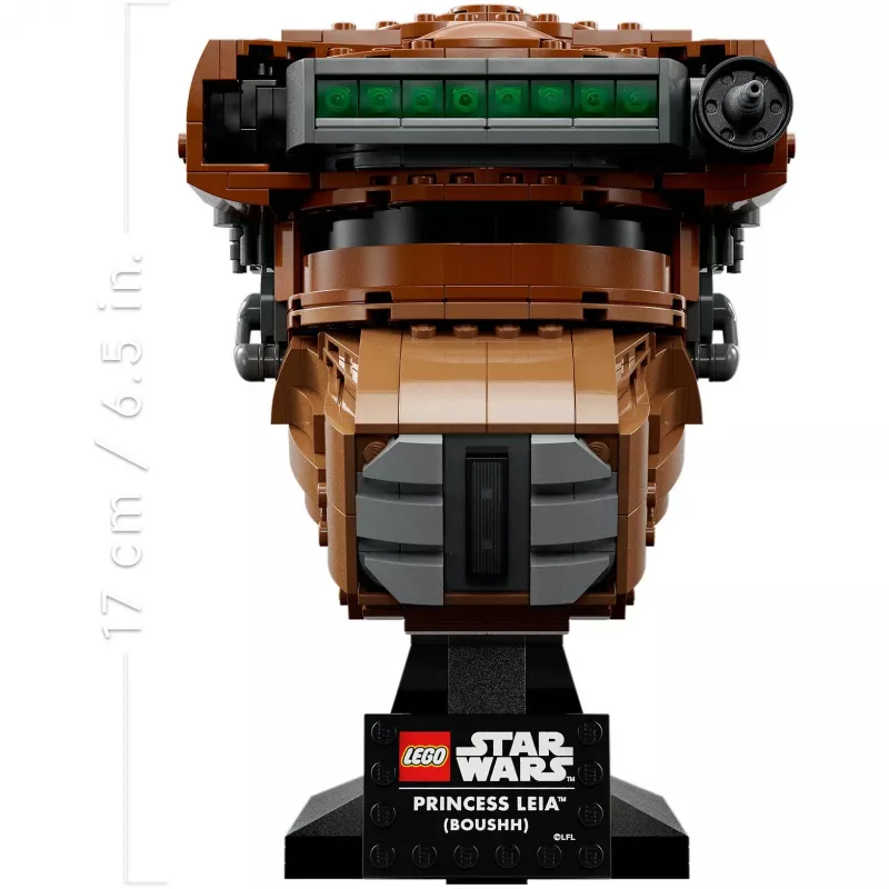 LEGO Star Wars Casco de la princesa Leia (Boushh) Set para adultos 75351 (670 piezas)