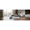 Robot aspirador Eufy E20 negro — redondo, base con bolsa de polvo, 150 minutos de autonomía, 35 cm de diámetro