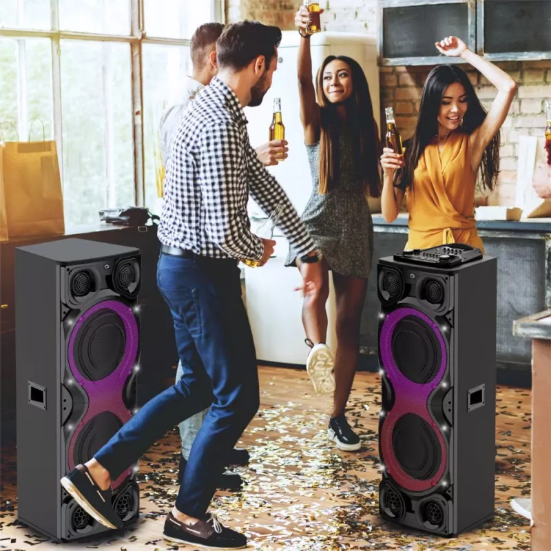 Altavoz portátil Manta SPK1204X800D Minos Pro, negro
