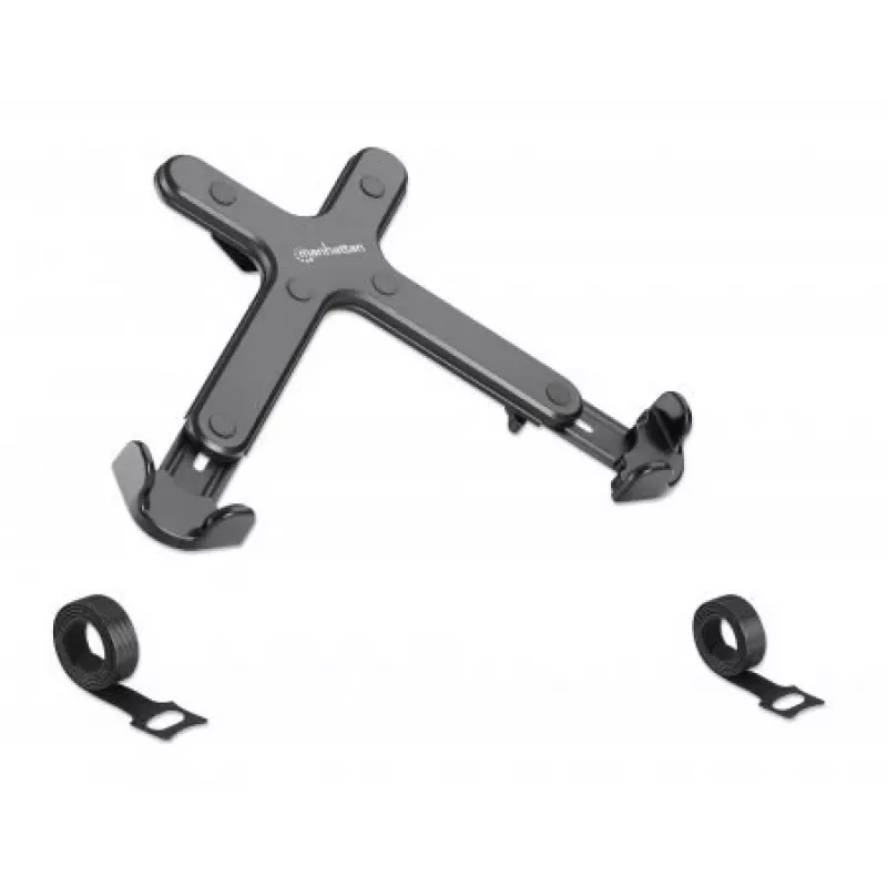 Soporte para portátil Manhattan para montaje VESA, compatible con VESA 75x75 y 100x100 mm, para portátiles de hasta 17,3 pulgadas (máx. 4 kg), negro, garantía de por vida