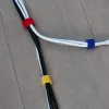 LABEL THE CABLE rollo de cinta de velcro de doble cara 4x 1 m - colores surtidos