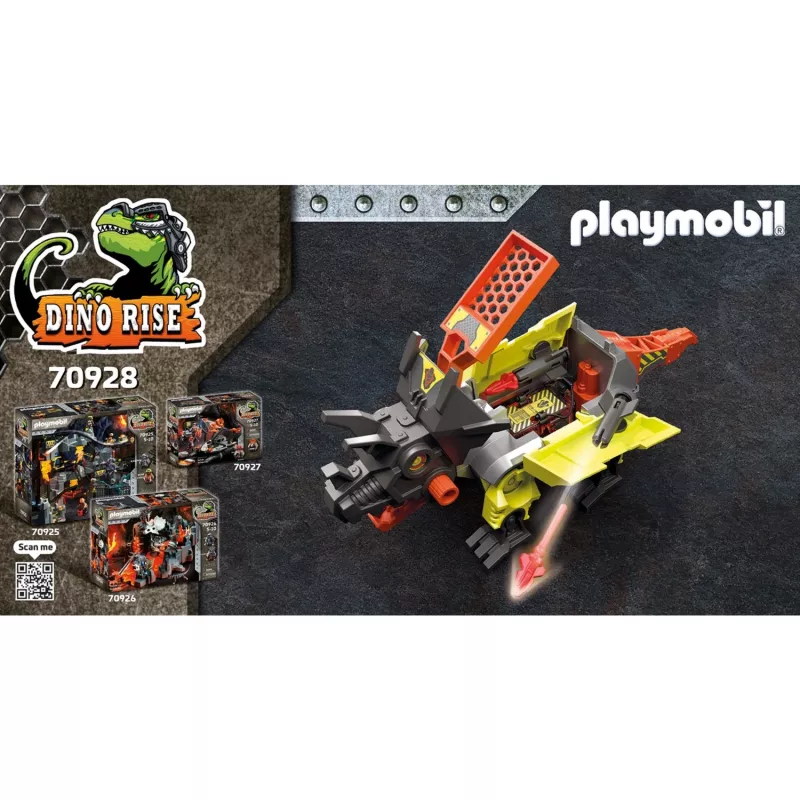 70928 Dino Rise Robo-Dino máquina de combate, juguete de construcción