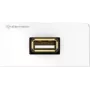 Módulo Click de montaje en pared Kindermann Design USB 1 módulo blanco RAL 9010