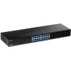 TRENDnet TEG S17 - Switch - 16 x 10/100/1000 - montaje en rack