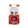 Sbox USB->Type-C 90 m/m 1,5m Type-C-90R rojo fresa