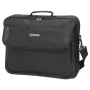 Manhattan Cambridge funda para portátil 17,3 pulgadas, diseño clamshell, negro, LOW COST, compartimento para accesorios, compartimento para documentos en la parte trasera, correa para el hombro (extraíble), compatible con Targus CN418EU, funda para portátil, tres años de garantía