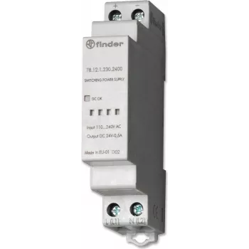 Finder 78.12.1.230.2400 - gris - -20 - 60 °C - CE - 110 - 230 V - 50 - 60 Hz - 24 - 24 V