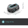 Robot cortacésped Gardena smart SILENO free superficie máxima de césped 1200 m² ancho de corte 16 cm
