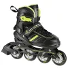 Patines en línea 2IN1 Nils Extreme NH18191 negro/lima talla L (39-43) con patines de hockey intercambiables