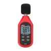 Medidor de nivel sonoro UT353, rango 30–130 dB, frecuencia 31,5 Hz–8 kHz