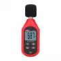 Medidor de nivel sonoro UT353, rango 30–130 dB, frecuencia 31,5 Hz–8 kHz