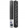 Protector de sobretensión Qoltec 50113 negro 8 salidas AC 230 V 1,8 m