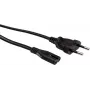 Value 19992089 negro 1 m CEE7/16 IEC 320 (19.99.2089)