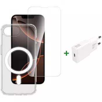 Kit de inicio para móvil 4smarts 541359 Transparente Blanco 9H Vidrio