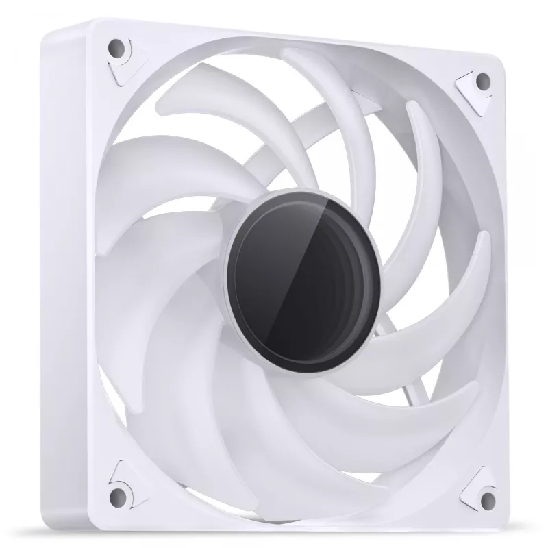 Jonsbo SL-120W ventilador de caja 120 mm, PWM, ARGB 5 V 3 pines, 59,45 CFM, blanco