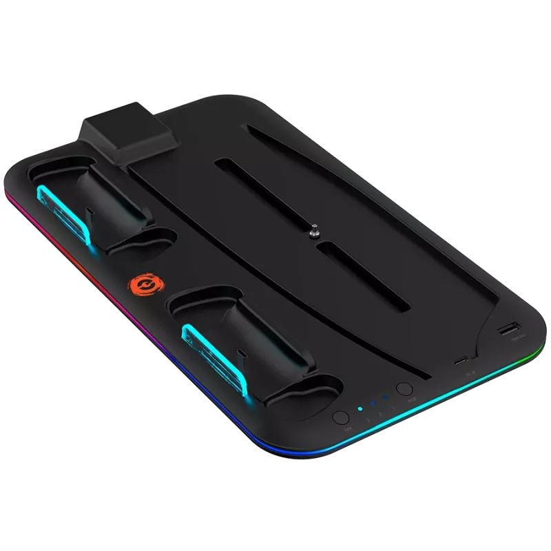 Soporte de refrigeración CANYON CS-5 RGB para PS5 con función de carga, modelo CND-CSPS5B