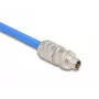 Conector de cables DeLOCK 86032 M12 LSA 2 cm plateado