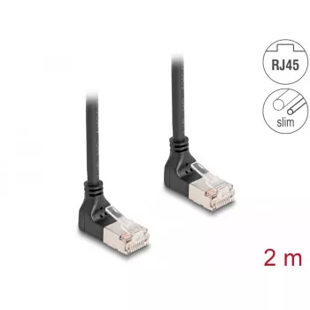 Cable de conexión Ethernet Delock 80282 negro