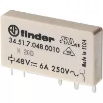 Relé de potencia PCB Finder 24 VDC 170 mW (34.51.7.024.4010)
