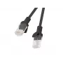 Lanberg PCU5-20CC-0050-BK Cable de conexión Cat.5e U/UTP, 0,5 m, Negro, paquete de 10