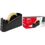 Dispensador de cinta agipa 13741 – carcasa de ABS negro, para cinta de hasta 25 mm × 66 m