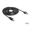 Cable USB DeLOCK 85553 USB 2.0 5 m USB A USB B negro