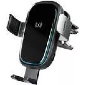Logilink - Soporte para vehículo para carga inalámbrica - 15 W - Negro (PA0277)
