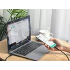 AUKEY CB-SCC241 USB-C Power Delivery PD 240W 5A 20V 1m nailon negro - D