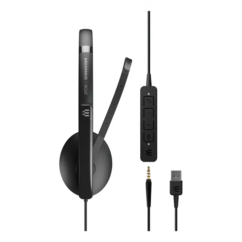 EPOS ADAPT 135 USB II auriculares con cable oficina/call center USB Type-A negros