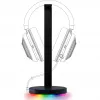 Razer Base Station V2 Chroma, Negro, 2 conectores USB 3.1, 1 conector combo de 3,5 mm con DAC integrado, sonido envolvente 7.1, Razer Chroma™ RGB, construcción de aluminio, base antideslizante