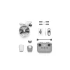 Dron DJI Flip con 4 rotores, cámara de 48 MP, vídeo 3840×2160, batería 3110 mAh, Negro/Blanco