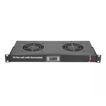 Panel de ventiladores Extralink EX.19089 19 pulgadas 2 ventiladores con termostato